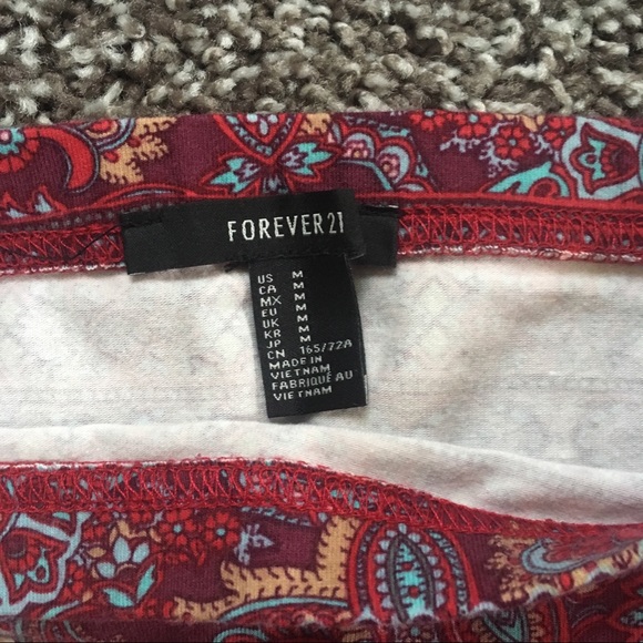 Paisley Print Bodycon Skirt - Picture 4 of 5